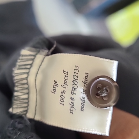 Harper Slate Blue Twist Front Tunic Top, L - Picture 6 of 6